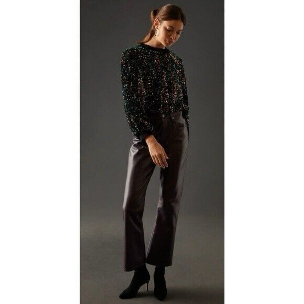 NWT Anthropologie Stella Nova Sequin Top Size 2 - Picture 3 of 11